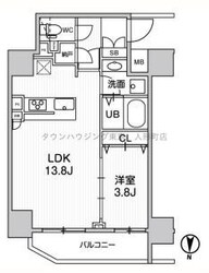 ジェノヴィア南千住スカイガーデンの物件間取画像